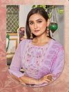HRU Lucknawi Suta Vol 4 Mal Mal Cotton Kurti With Bottom Dupatta Wholesale Shop In Surat